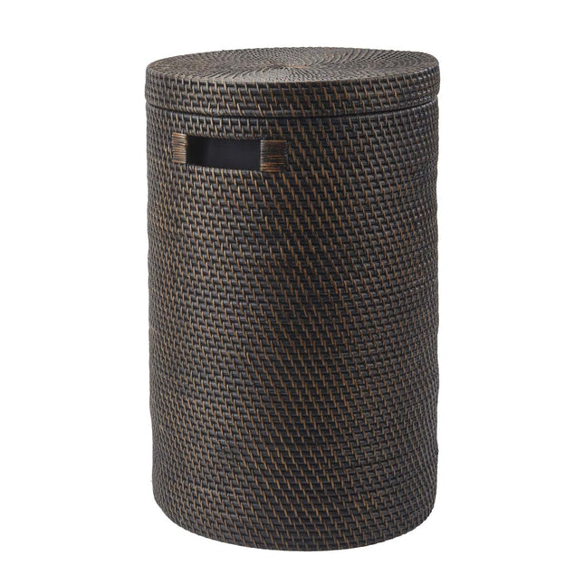 Aquanova Cino wasmand met deksel Pecan (CINLAD-538)