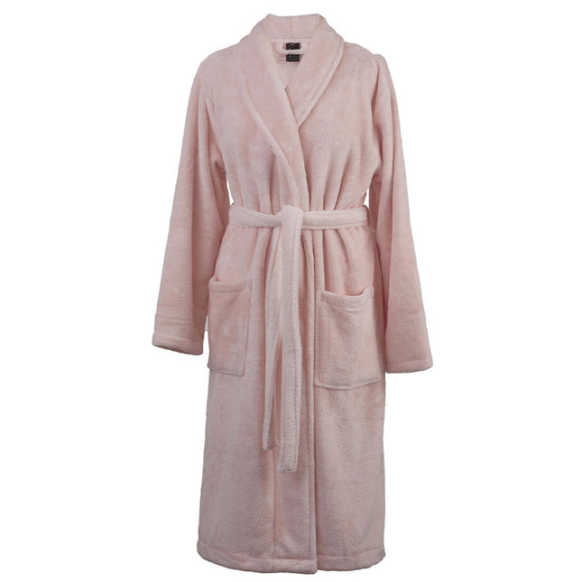 Aquanova Mya badjas (MYABG-87) - kleur Dusty Pink - Polyester fleece badjas