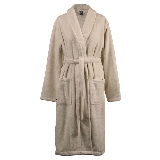 Aquanova Mya badjas (MYABG-16) - kleur Linen - Polyester fleece badjas