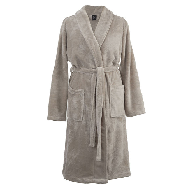 Aquanova Mya badjas (MYABG-106) - kleur Truffle - Polyester fleece badjas