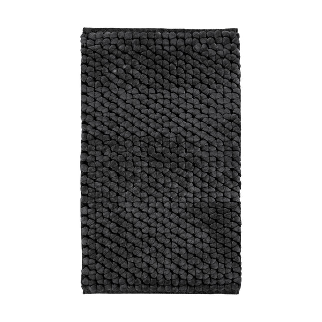 Aquanova Onyx badmat (ONYBMM-98) - kleur Dark Grey - 60x100 cm