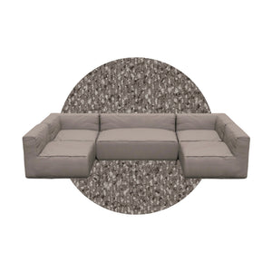 Blomus Grow loungebank I - kleur Earth Boucle - www.bath-living.com