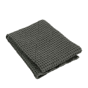 Blomus wafel handdoek 50x100 cm CARO Agave Green, olijfgroen (68999), 100% katoen