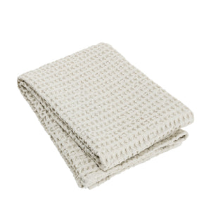 Blomus wafel badlaken CARO (68996) - kleur Moonbeam - 100% katoen