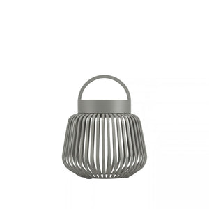 Blomus Lito mobiele lantaarn met led lamp in kleur Granite Grey en met hoogte van 12 cm