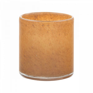 Blomus SAGA windlicht / kaarshouder - large Ø 15 cm - glas kleur Tan (66968)