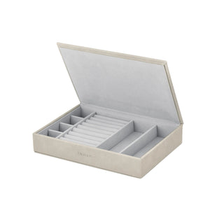 Blomus sieradenbox Sahla – kleur Nomad – Faux Suede