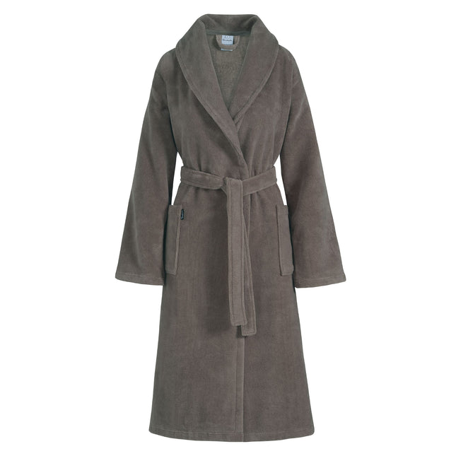 Vandyck badjas Beaumont - kleur Espresso, bruin - maat S t/m XL