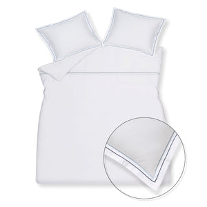 PURITY NAPELS dekbedovertrek Dusty Blue 140x220 cm