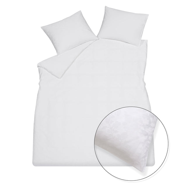 PURITY RAVENNA dekbedovertrek White 240x220 cm