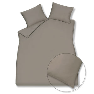 SATIN LUXE dekbedovertrek Espresso 240x220 cm