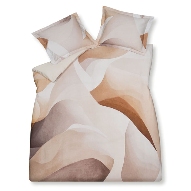 SCULPTED SAND dekbedovertrek Stone 240x220 cm