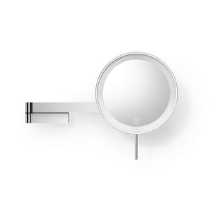 Zack Linea led make up spiegel wand in glanzend rvs (40584)