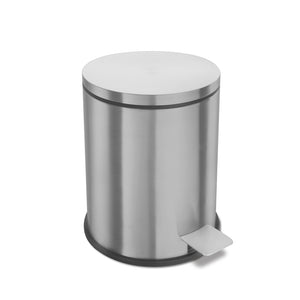 Zack VASCA pedaalemmer (3 liter) - 18/10 RVS, mat - hoogte 27 cm, Ø 18 cm - 40300