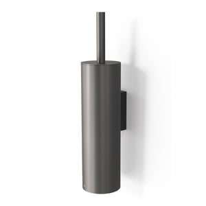 Zack toiletborstelhouder Tubo - kleur Graphite, grijs - wandmontage