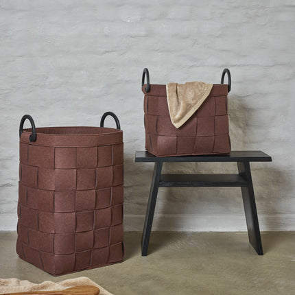 Dix laundry basket maroon