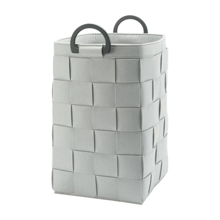 Dix Laundry Basket Silver Gray