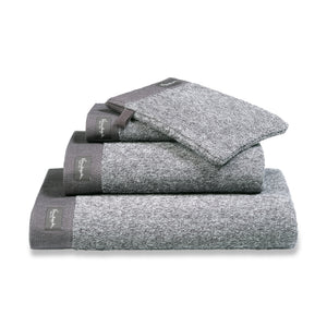 Handtuch Home Mouliné aus schwarz