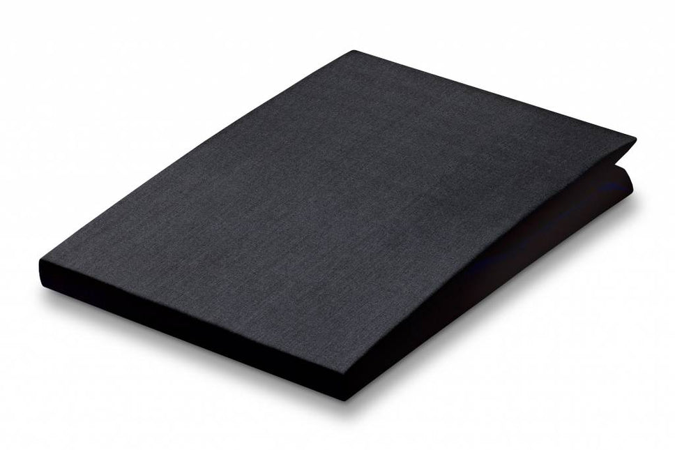 PERCALE Fitted sheet Black