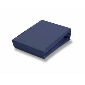 JERSEY SUPREME topper fitted sheet Navy