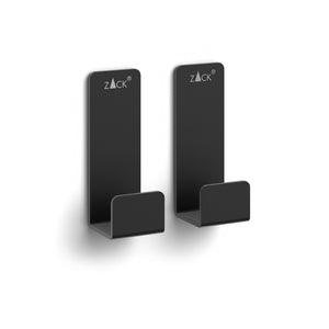 Potes towel hook 5.5 cm set/2 (black)