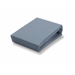 JERSEY SUPREME split topper fitted sheet Faded Denim