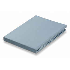 Drap-housse SATIN SOFT Bleu Poudré