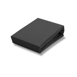 JERSEY SOFT splittopper hoeslaken Off Black