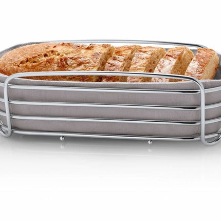 Delara bread basket 32x14 cm (Taupe)