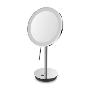 Miroir de maquillage LED ALONA sur pied (brillant)