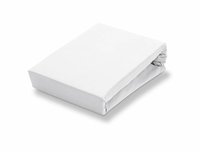 Jersey Supreme Splittopper Fitted Sheet White