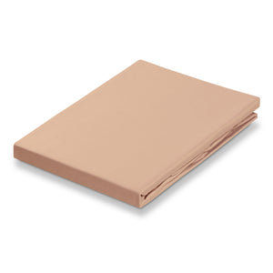 Drap housse SATIN DOUX Praliné