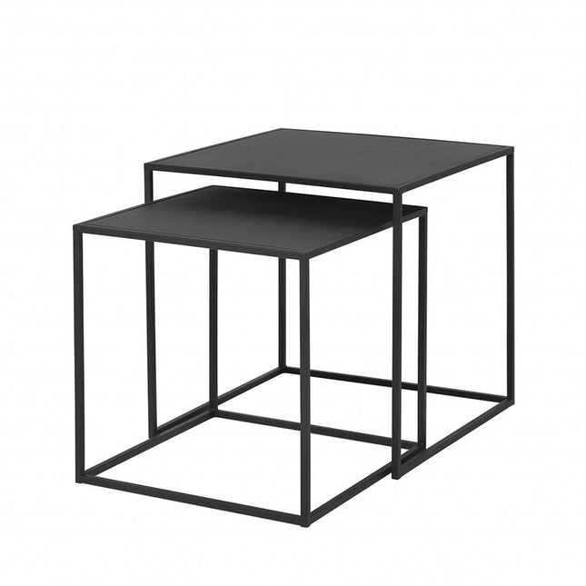 Fera side table black (set/2)