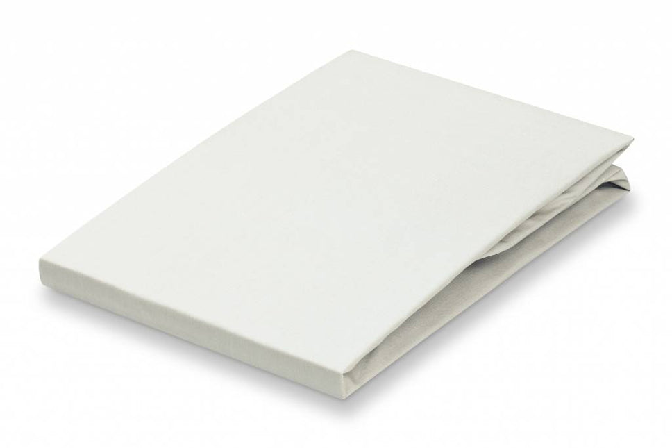Percale fitted sheet natural
