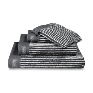<tc>HOME</tc> bath linen Petit Ligne Off Black