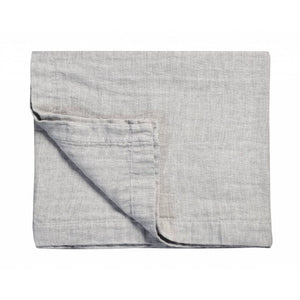 Pure 22 Plaid/Betspannung 180x260 cm Grey-011 (Baumwolle/Leinen)