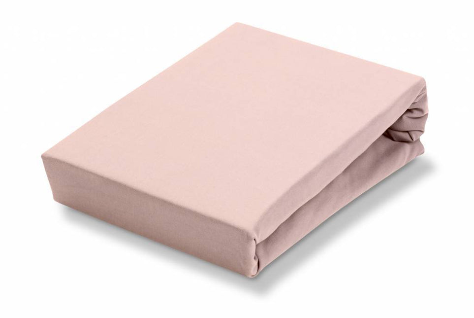 Jersey Supreme fitted sheet Sepia Pink