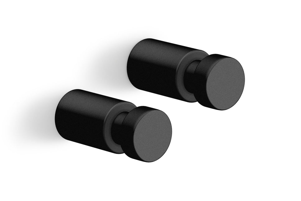 AIVO towel hook 40mm set/2 (black)