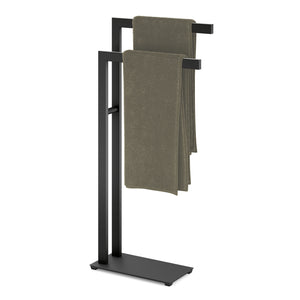 Linea towel rack (black)
