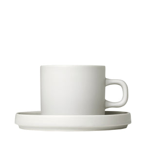 PILAR 2 tasses à café 200ml avec soucoupe Moonbeam