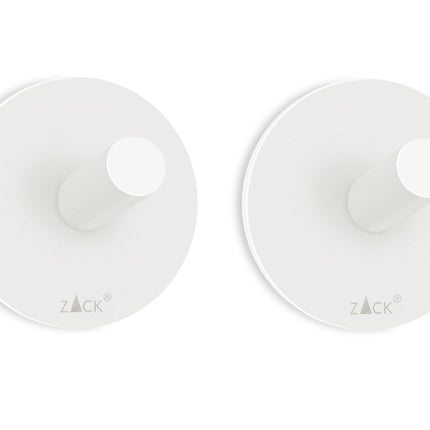 Peco håndklædekrog selv -fast sæt/2 (hvid)