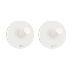 Peco håndklædekrog selv -fast sæt/2 (hvid)