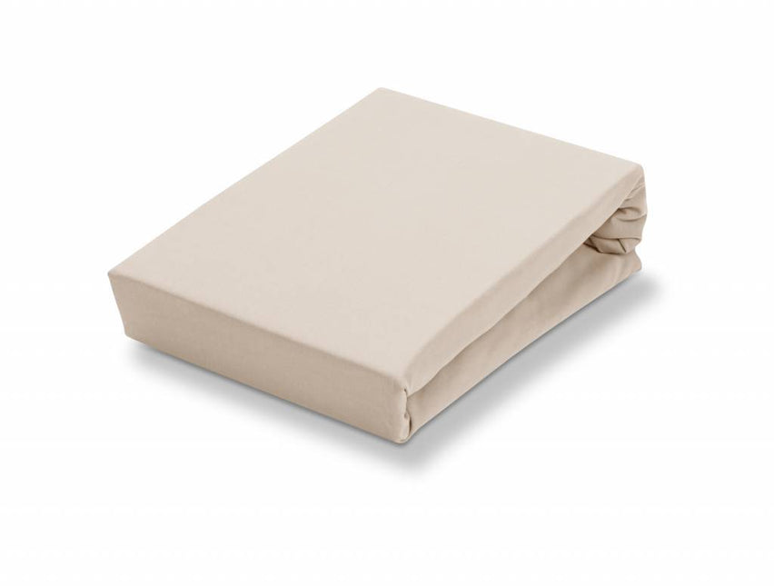 Jersey Supreme fitted sheet Stone