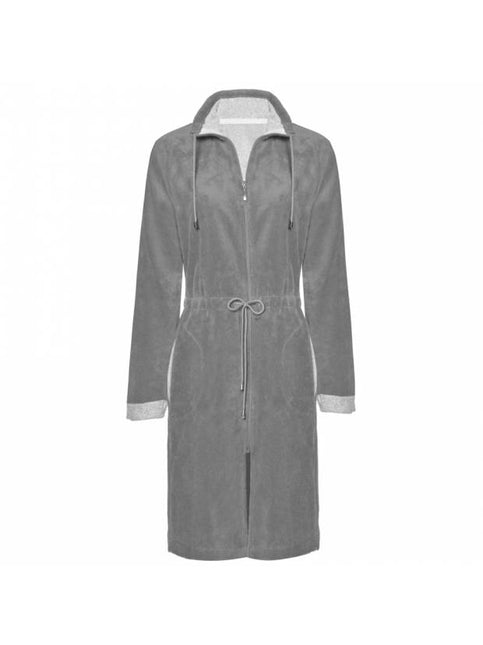 Chicago Bathrobe Mole Gray-001