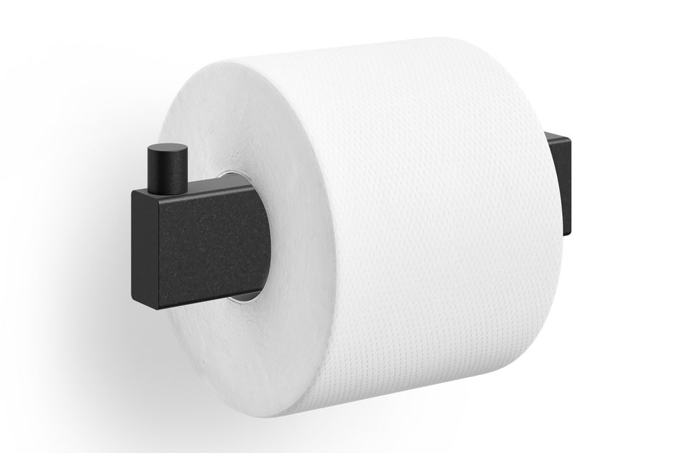 Linea toilet roll holder (black)