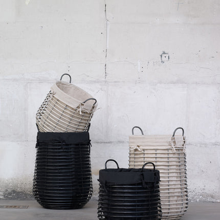 Laundry basket Gisla Greige-93 (Medium)