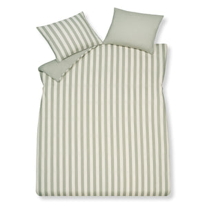 housse de couette <tc>HOME</tc> 97 Vert fumé 200x220 cm (coton/tencel)