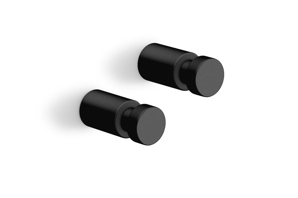 AIVO towel hook 35mm set/2 (black)