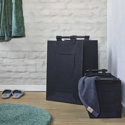 Luz laundry basket Black