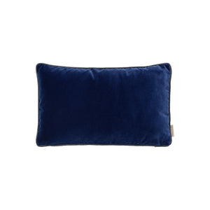 Housse de coussin VELOURS Bleu Nuit 30x50 cm